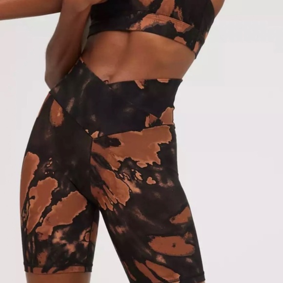 aerie Pants - Aerie tie dye biker shorts size XL